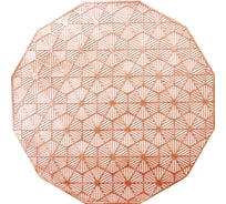 Сервировочная салфетка Рыжий кот PVR-10, диаметр 38 см 103973