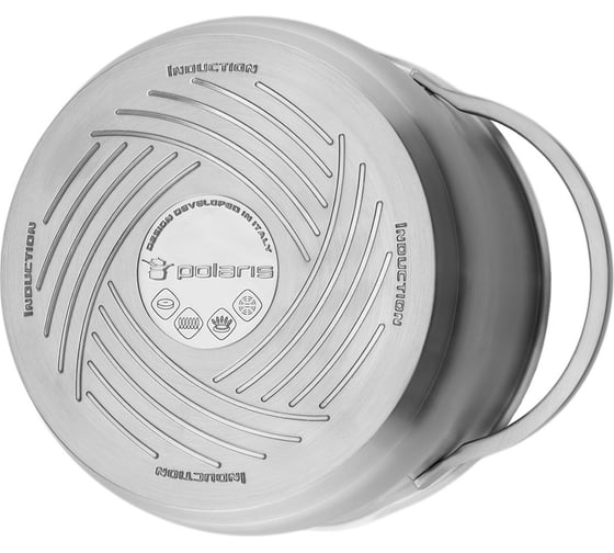 Кастрюля Polaris Solid-24C нержавеющая сталь, 6 л 015135
