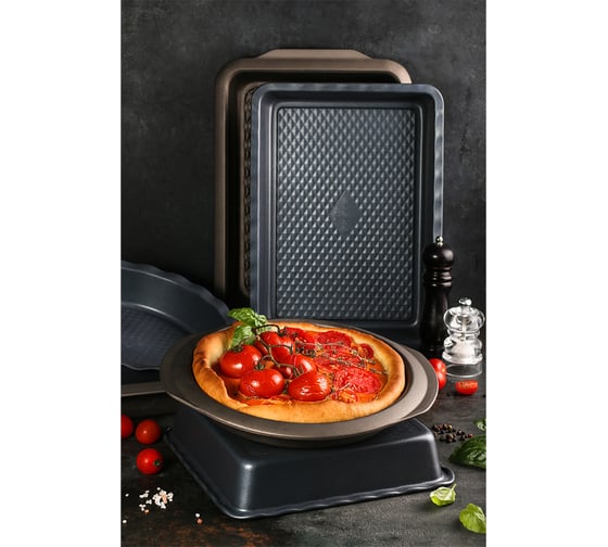 Набор форм для выпечки Polaris Harmony-3222SET прямоугольная, 32x22 см/круглая, 22 см 015438