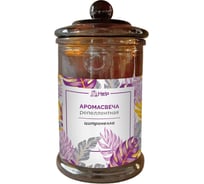 Свеча HELP с ароматом цитронеллы, в стеклянном подсвечнике, с крышкой 350 мл, в дисплей-боксе 24/6 80447