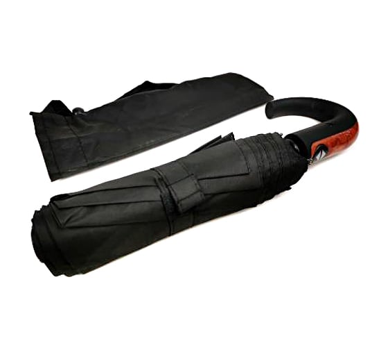 Автоматический зонт Bikson 8 спиц, диаметр 106 см, цвет черный MSK2129 ХГ2573