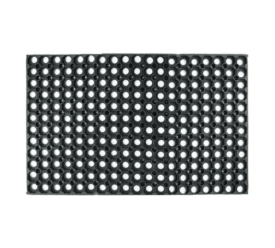 Грязесборный входной резиновый ячеистый коврик LAIMA EXPERT толщина 16 мм, 40x60 см 607810
