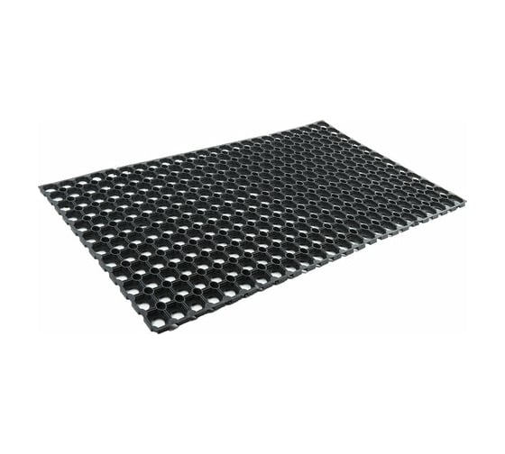 Грязесборный входной резиновый ячеистый коврик LAIMA EXPERT толщина 16 мм, 40x60 см 607810