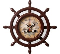 Настенные часы Apeyron цвет корпуса коричневый, пластик, 15 см, источник питания 1 батарейка АА PL213025