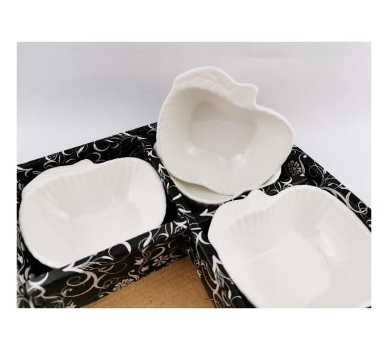 Набор блюд Bikson 4 предмета, размер 10x9x3 см w082-4pc СП35