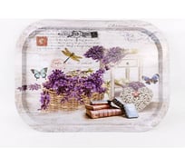 Прямоугольный поднос Bikson металл 40x28 см 4028-41N ТП15978