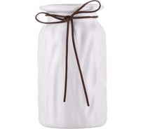 Ваза для цветов Todi YM1479 9.5, 9.5, 17.5 см, керамика, белая 806712027829