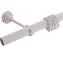 Карниз Peora DIY 28 мм в коробе, одинарный, открытый кронштейн белое золото 3.6 составной 69693