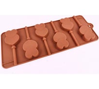 Силиконовая форма для шоколада Bikson размер 10x24 см 0903-131 ТП7463