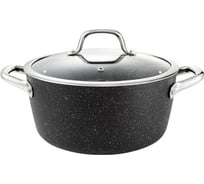 Кастрюля Tescoma PRESIDENT Stone с крышкой диаметр 24 см, 4.5 л 780335