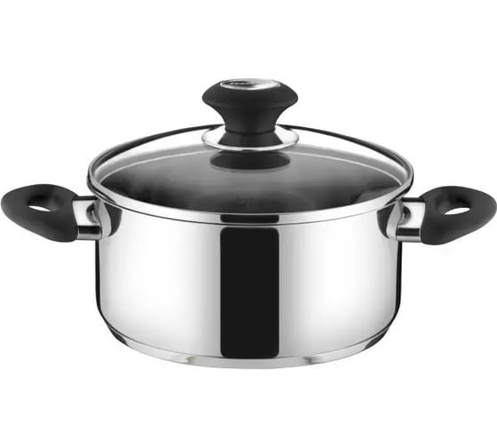 Кастрюля Tescoma PRESTO с крышкой, диаметр 24 см 5.0 л 728224 1