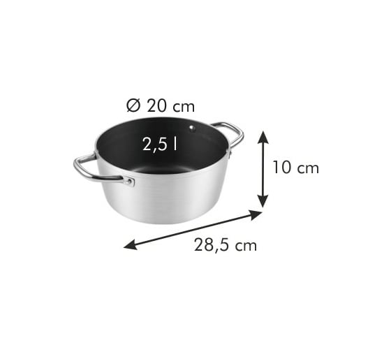Кастрюля Tescoma GrandCHEF диаметр 20 см, 2.5 л 606870