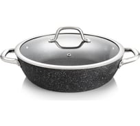 Глубокая сковорода Tescoma PRESIDENT STONE с крышкой, диаметр 28 см 780356