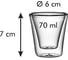 Двустенный стакан Tescoma myDRINK 70 мл, 2 шт 306100 2