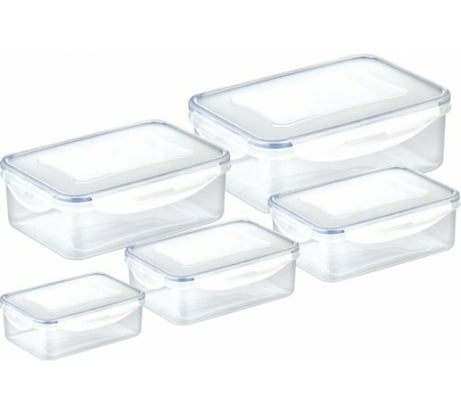 Контейнер Tescoma FRESHBOX 5 шт, прямоугольный 892094
