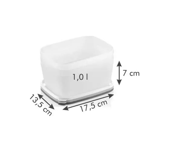 Контейнеры для заморозки Tescoma PURITY 1.0 л 3 шт 891864