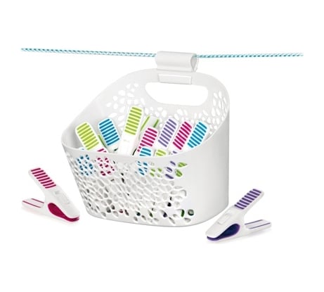 Прищепки для белья Tescoma CLEAN KIT в корзинке 20 шт 900724
