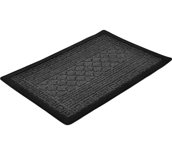 Рельефный коврик VORTEX GRASS 40х60 см, серый, полипропилен, подложка резина 18 22522/01 1