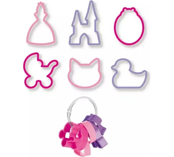 Формочки для девочек Tescoma DELICIA KIDS 6 шт 630920 1