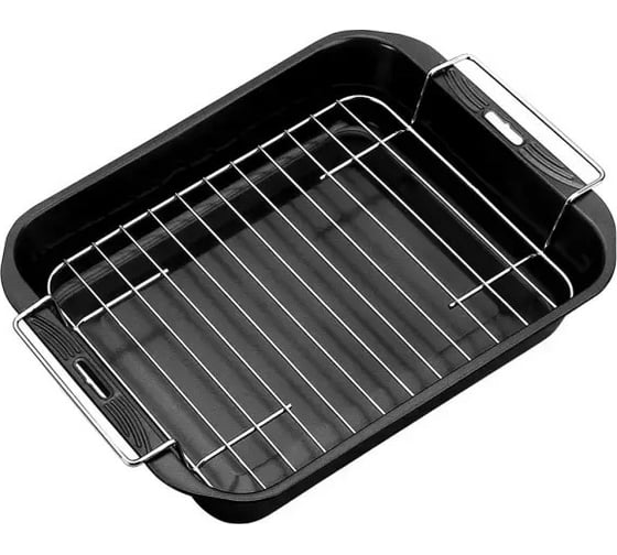 Глубокая форма для выпечки Tescoma SAPHIR с решеткой 38x28 см 624624