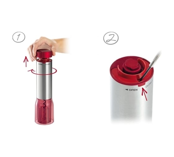 Электрический штопор Tescoma UNO VINO с ножом для фольги и LED подсветкой 695408