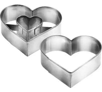 Формочки для печенья Tescoma DELICIA с начинкой, сердце 631190