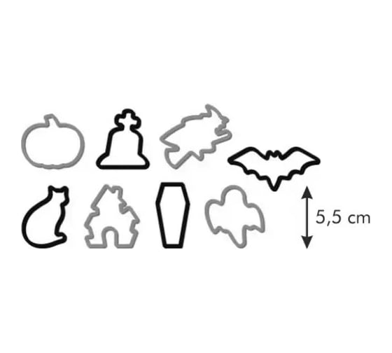 Формочки Tescoma Halloween DELICIA 8 шт 630907