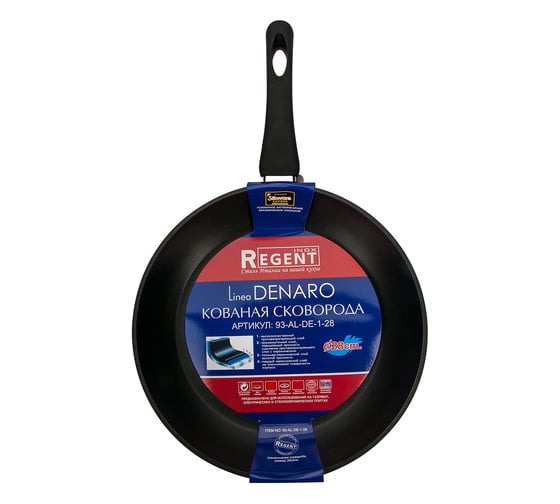 Сковорода Regent inox Linea DENARO 28x5.5 см 93-AL-DE-1-28