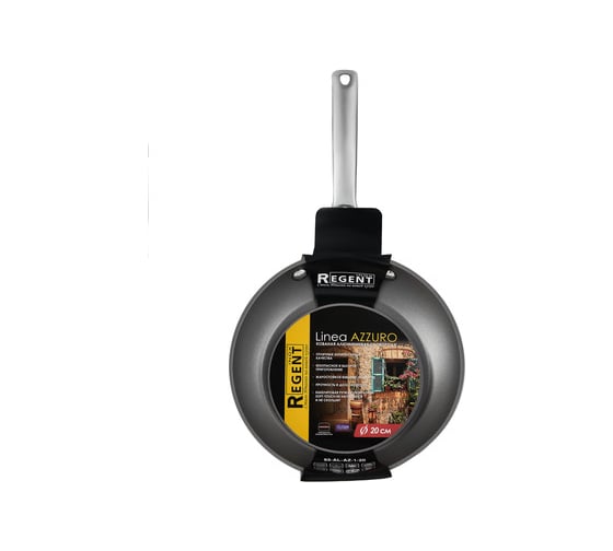 Сковорода Regent inox Linea AZZURO индукция 20x4.5 см 93-AL-AZ-1-20