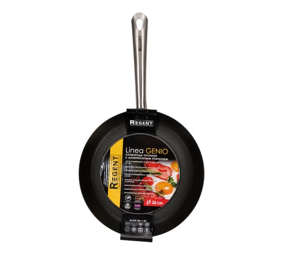 Сковорода Regent inox Linea GENIO 26x5.5 см 93-FE-GE-1-26