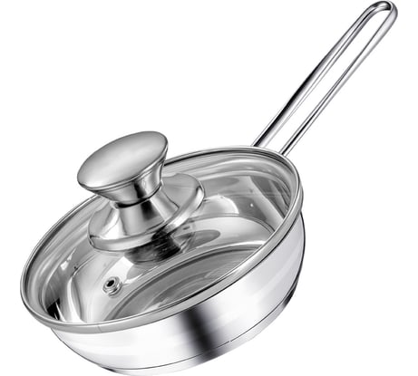 Сковорода Regent inox НЖС 14см с крышкой BIMBO vitro (индукция) 93-BIMv-12