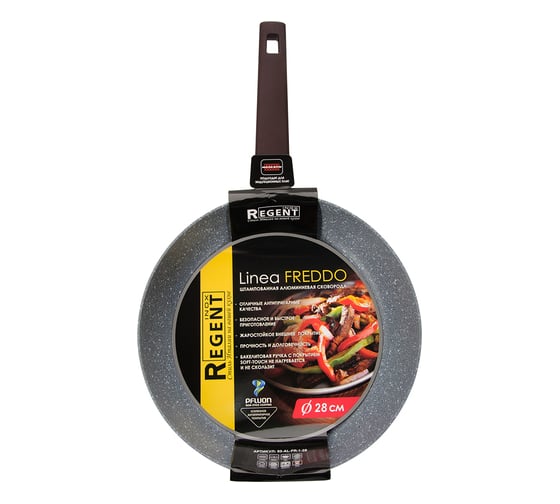 Сковорода Regent inox Linea FREDDO индукция 28x5.5 см 93-AL-FR-1-28