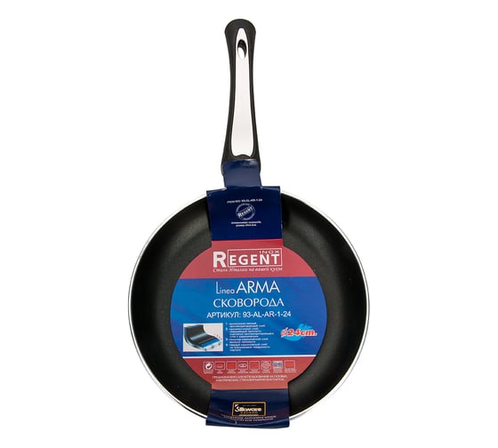 Сковорода Regent inox Linea ARMA индукция 24x4.5 см 93-AL-AR-1-24