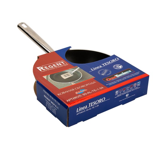 Сковорода Regent inox Linea TESORO 24x5.6 см 93-AL-TE-1-24