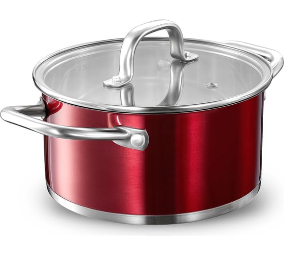 Кастрюля Regent inox 3.1л/20см с крышкой Linea STENDAL индукция 93-SD-04