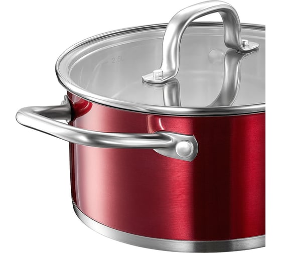 Кастрюля Regent inox 3.1л/20см с крышкой Linea STENDAL индукция 93-SD-04
