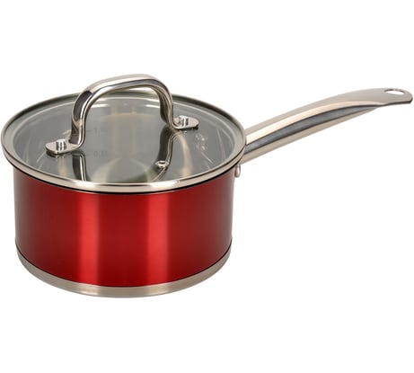 Ковш Regent inox 1.6л/16см с крышкой Linea STENDAL индукция 93-SD-01
