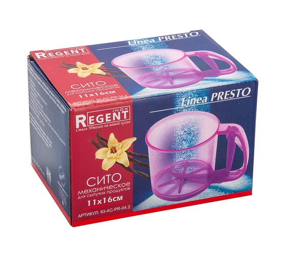 Механическое сито Regent inox Linea PRESTO 11x16 см 93-AC-PR-04.2