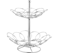 Фруктовница Regent inox Linea TRINA двухъярусная 31x33 см 93-TR-01-16