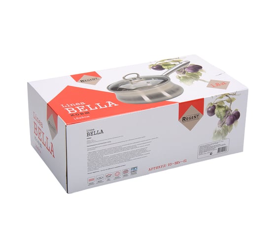 Ковш Regent inox Linea BELLA индукция 1.8 л 93-BEv-01
