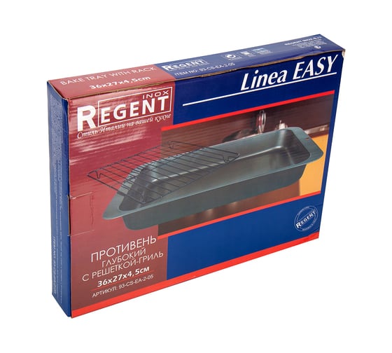 Противень Regent inox Linea EASY 36x27x4.5 см 93-CS-EA-2-05