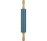 Силиконовая скалка Regent inox Linea Silicone kitchen 43x5 см 93-SI-CU-15.4 3