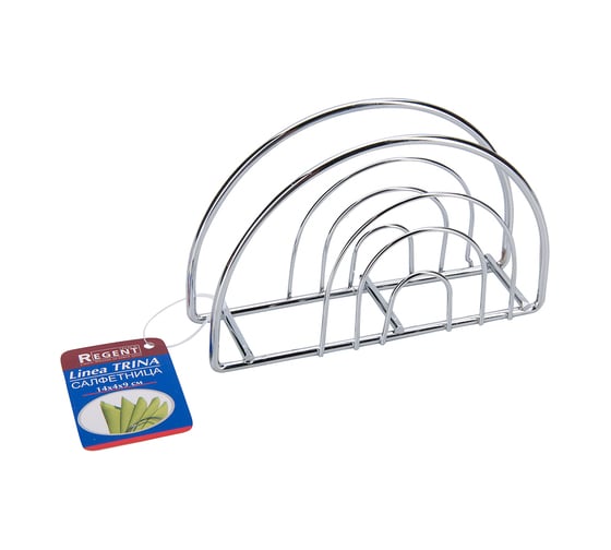 Подставка для салфеток Regent inox Linea TRINA 14x4х9 см 93-TR-02-01