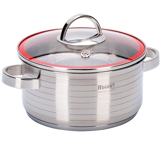 Кастрюля Regent inox Linea STORIA vitro 3 л 93-STv-04