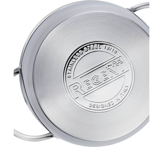 Кастрюля Regent inox 1.5л/16см с крышкой Linea BIMBO vitro (индукция) 93-BIMv-05