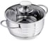 Кастрюля Regent inox 1.5л/16см с крышкой Linea BIMBO vitro (индукция) 93-BIMv-05 1