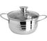 Кастрюля Regent inox 1.5л/16см с крышкой Linea BIMBO vitro (индукция) 93-BIMv-05 2