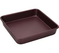 Форма для выпечки и запекания Regent inox Linea EASY бордо 24.5x24.5x4.5 см 93-CS-EA-42-06