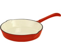 Эмалированная чугунная сковорода MYRON COOK литая ручка 22 см MC2244