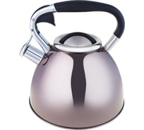 Чайник appetite нержавеющая сталь 3 л со свистком графит LKD-4030B